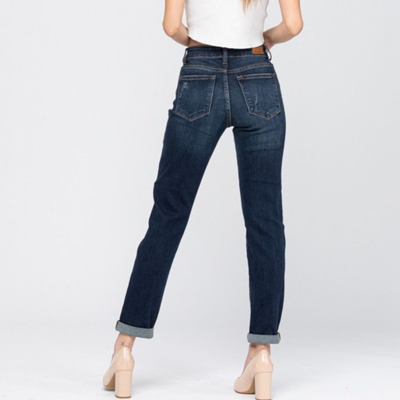 Judy Blue Mid Rise Skinny Plus Size Jeans - Picture 2 of 2